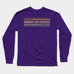 Hands Like Houses Retro Lines Long Sleeve T-Shirt